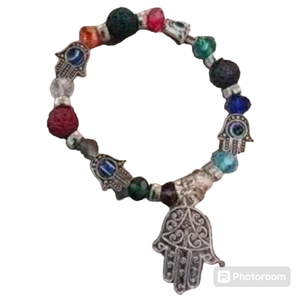 New Evil Eye Hamsa Hand Bracelet
